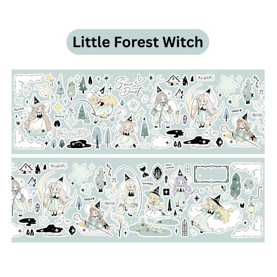 Die-Cut Sticker Roll - The Little Witch