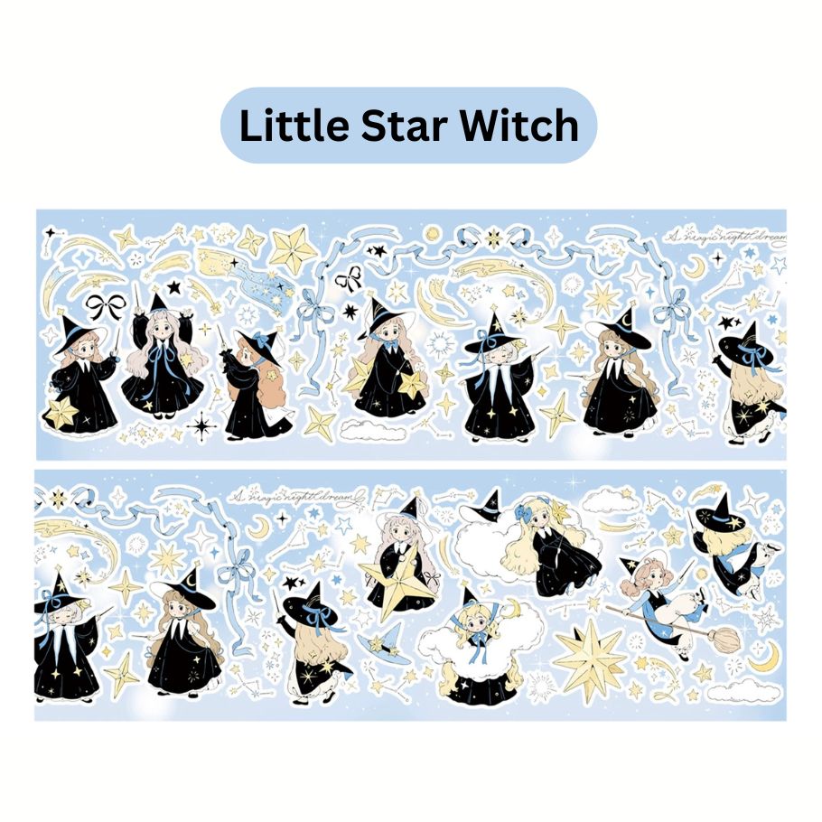 Die-Cut Sticker Roll - The Little Witch