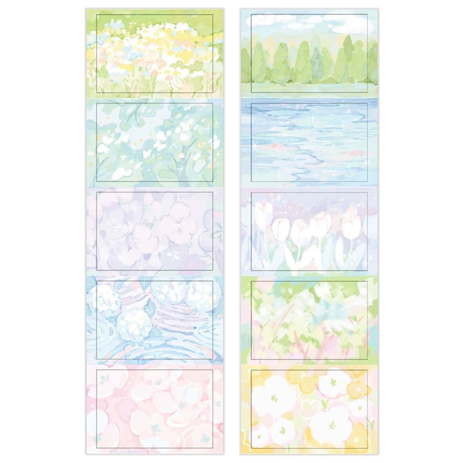 Die-Cut Sticker Roll - In the Garden