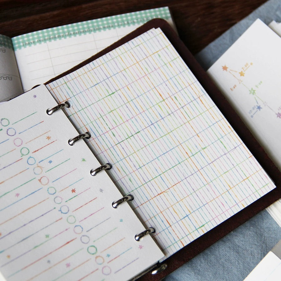 Neinei Loose Leaf Paper Refills - A7 & M5 Size