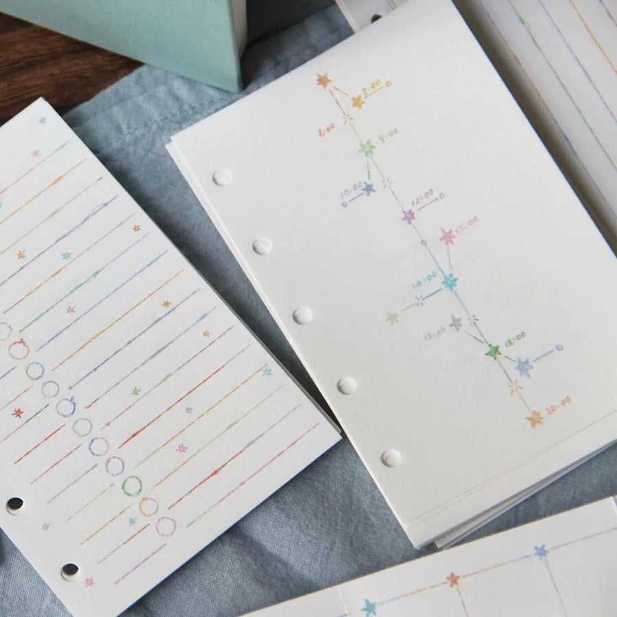 Neinei Loose Leaf Paper Refills - A7 & M5 Size