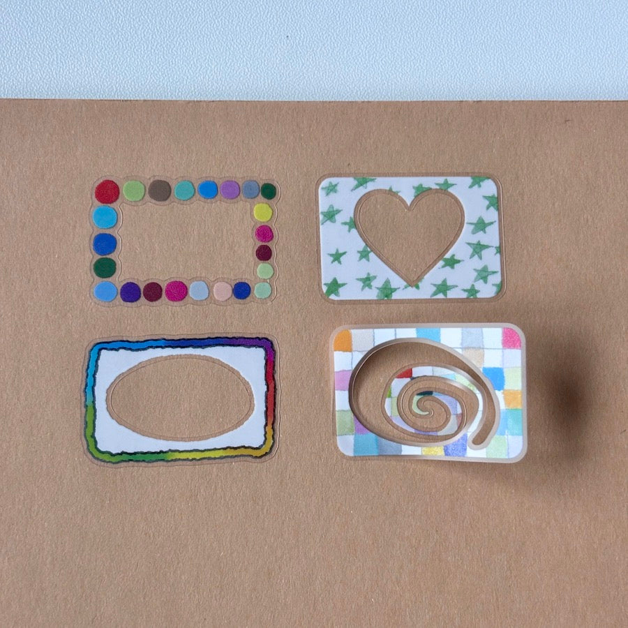 Die-Cut Sticker Roll - Joy Frame