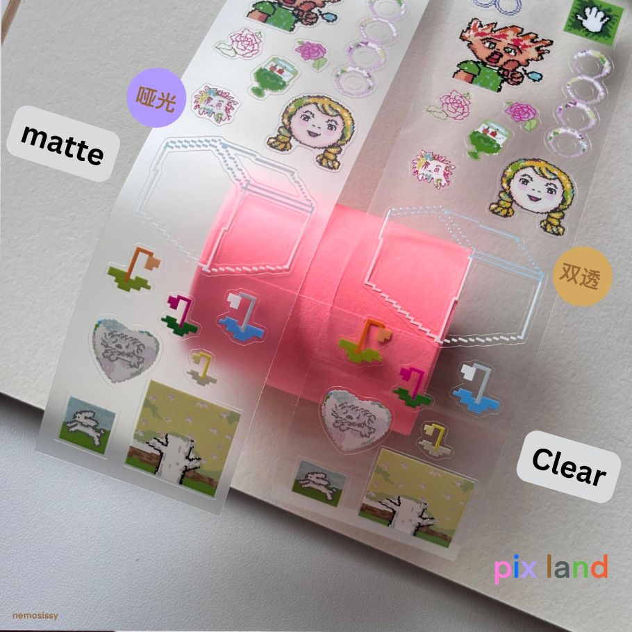 Die-Cut Sticker Roll - Pix Land