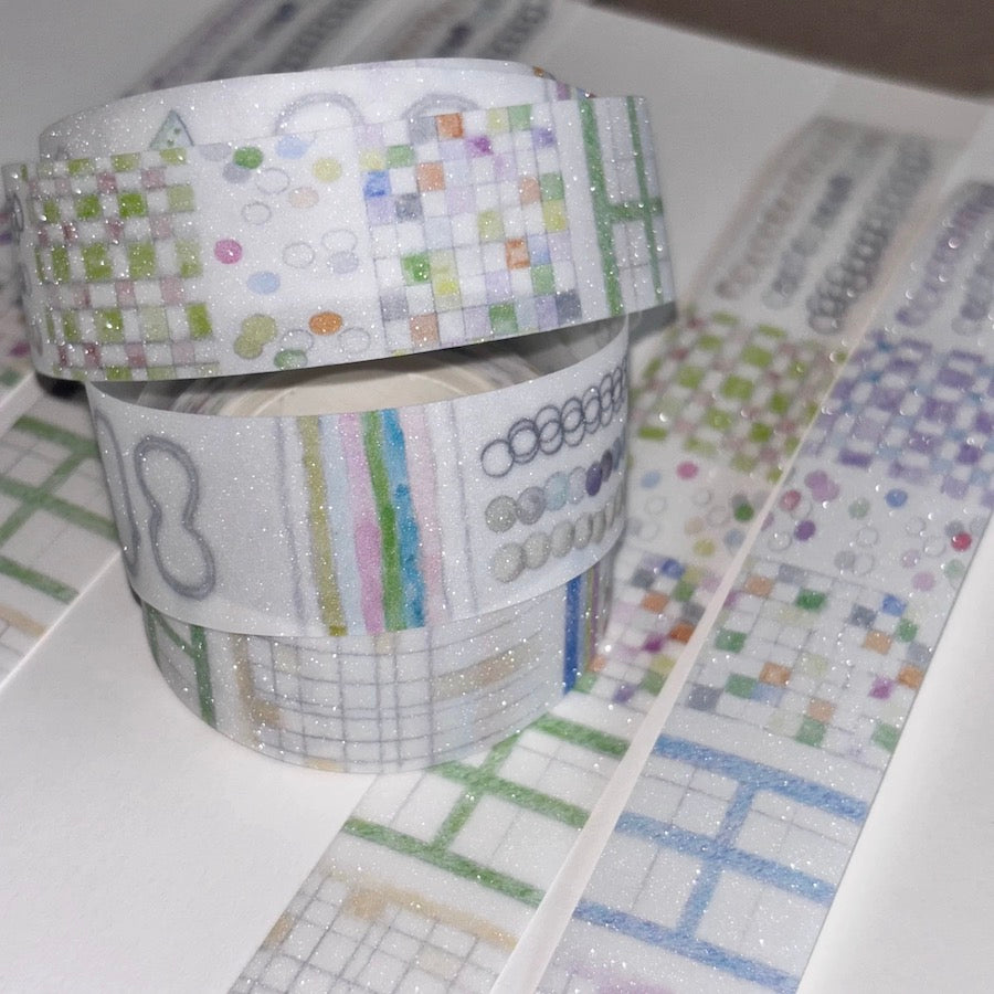 Washi Tape - Colorful Porcelain