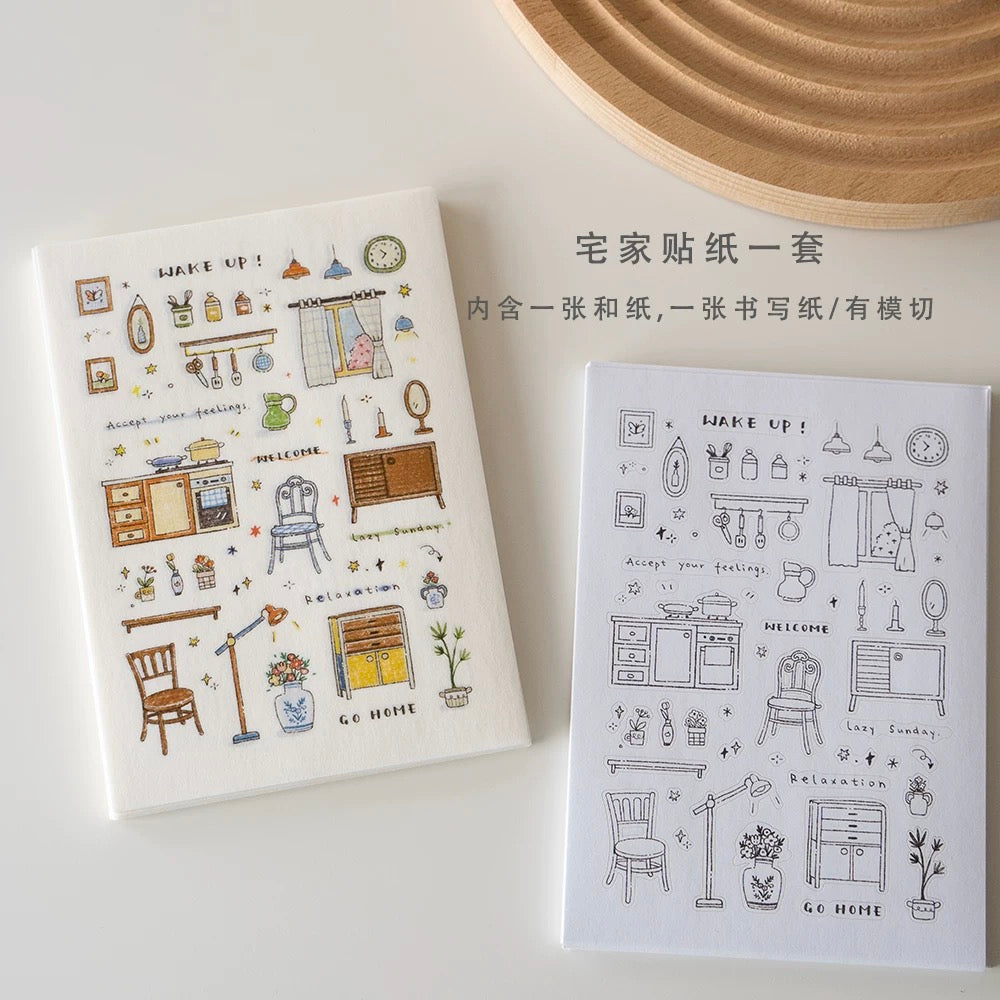 Orange Studio Die-Cut Sticker Sheets