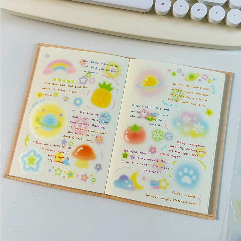 Die-Cut Sticker Roll - Fruit & Weather