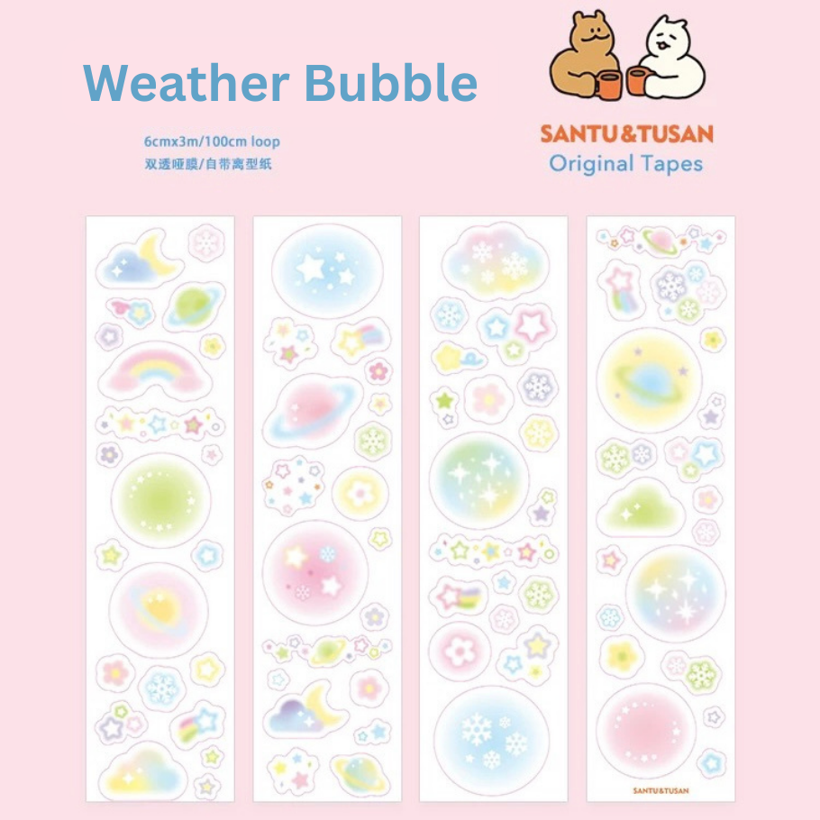 Die-Cut Sticker Roll - Fruit & Weather