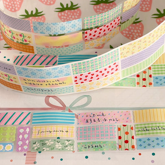 Die-Cut Sticker Roll - Color Weave