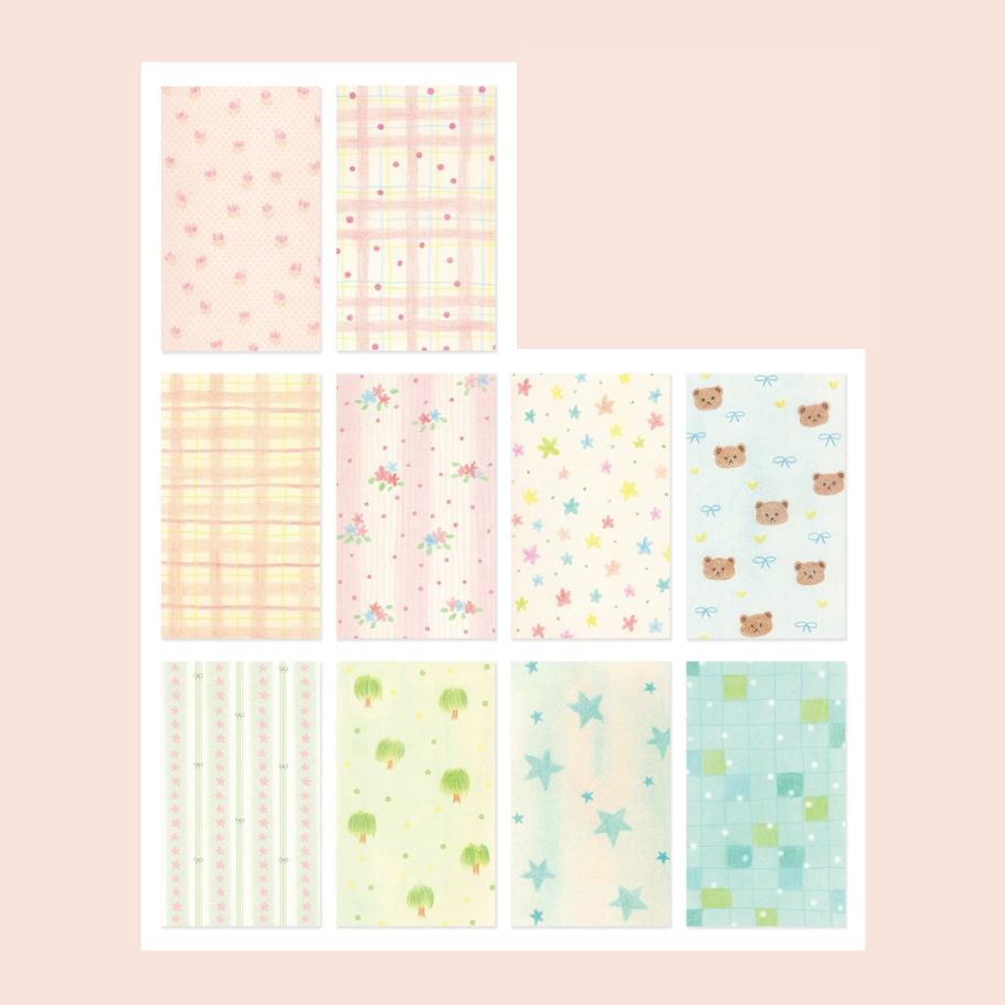 Memo Pad - Forest Tones