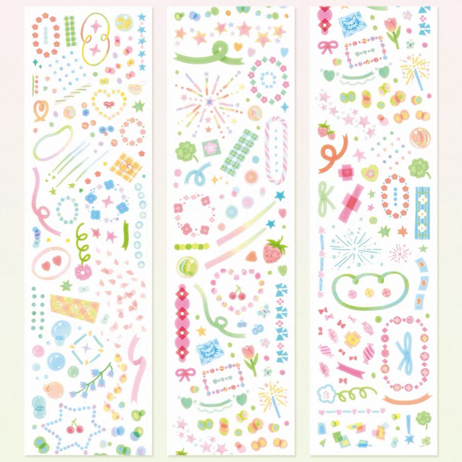 Die-Cut Sticker Roll - Color Illustration