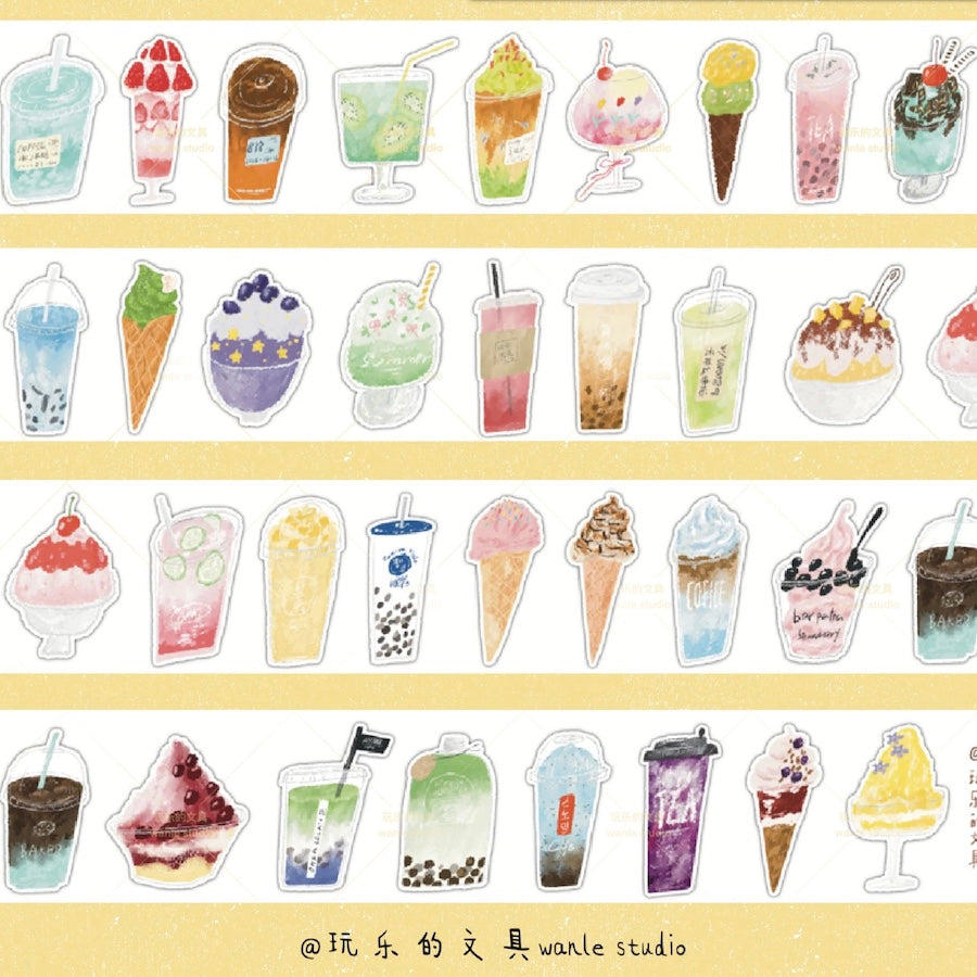 Die-Cut Sticker Roll - Summer Refresh