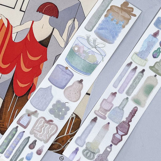 Die-Cut Sticker Roll - Candle Shop