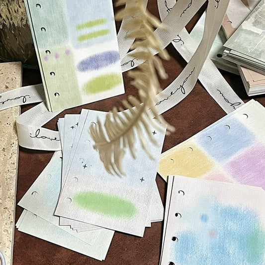 Colorful Illusion Loose Leaf Paper Refills - A7 & M5 Size