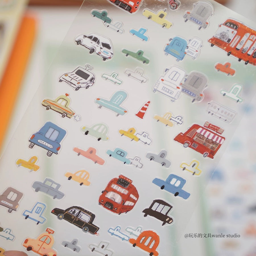 Wanle Studio 2025 Spring Die-Cut Sticker Sheets