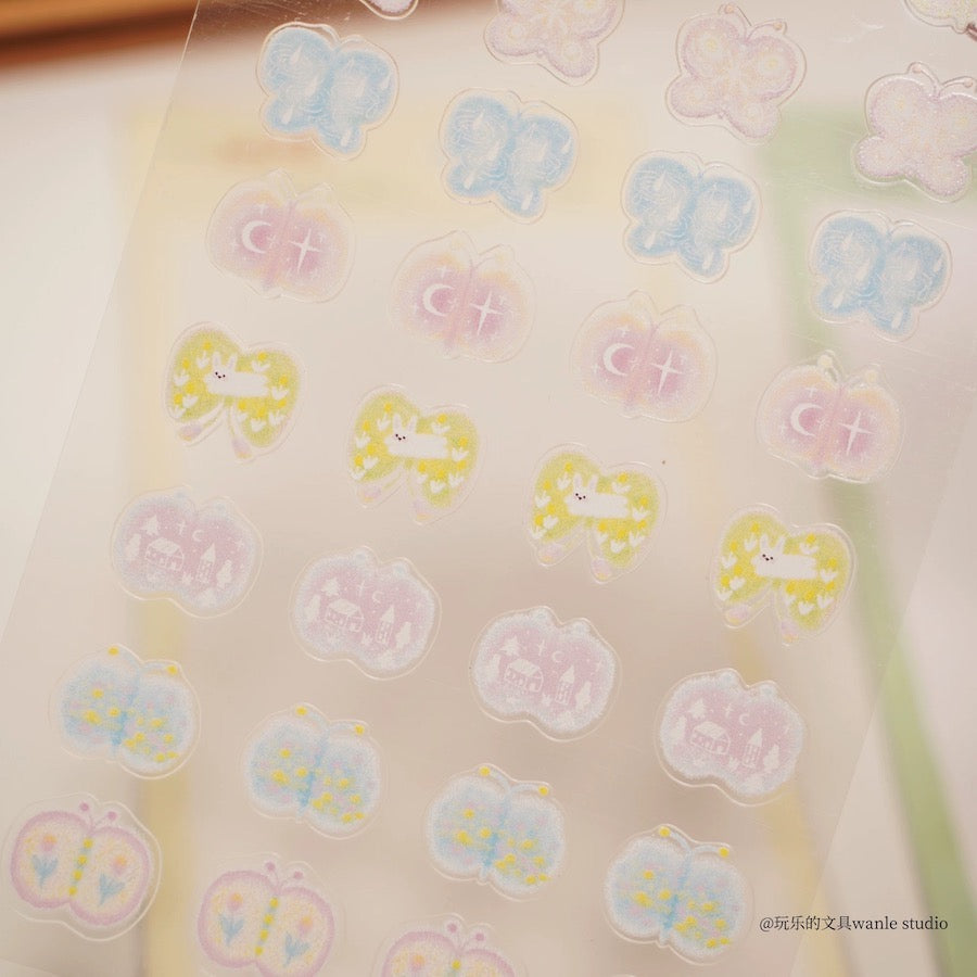 Wanle Studio 2025 Spring Die-Cut Sticker Sheets