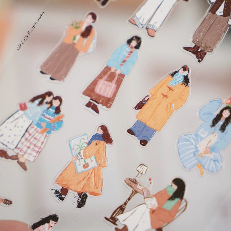 Wanle Studio 2025 Spring Die-Cut Sticker Sheets