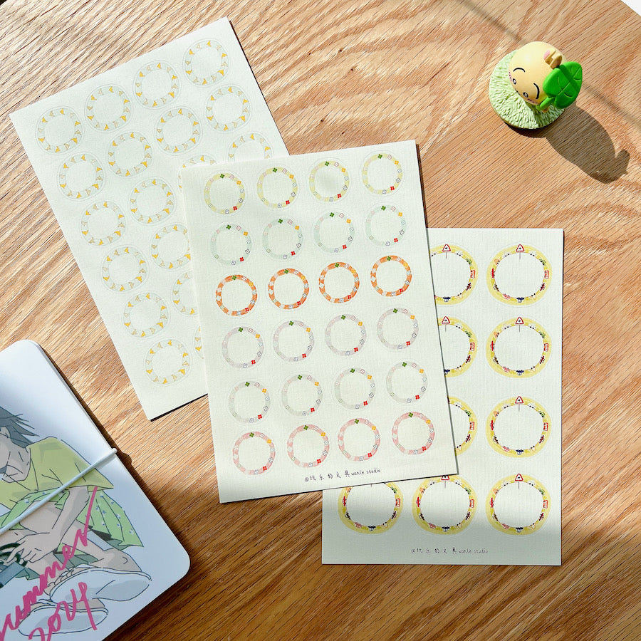 Die-Cut Sticker Sheet - Circle
