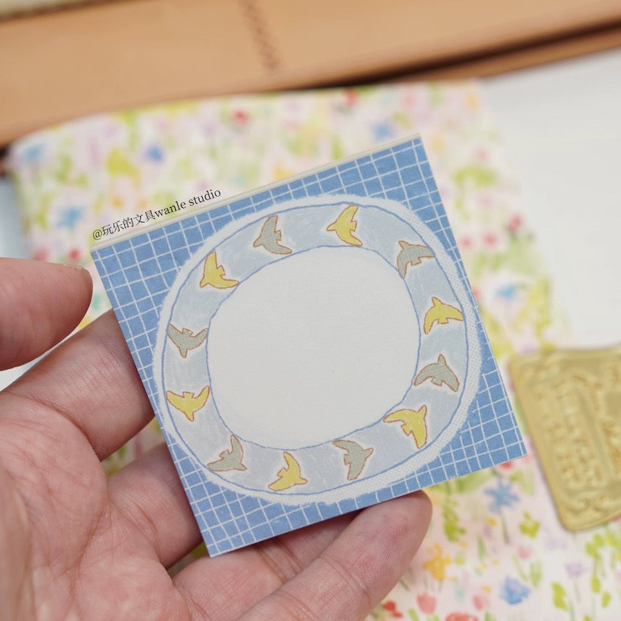 Memo Pad - Plate-Clock