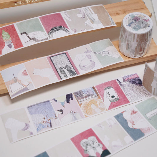 Writing Memo Roll - The Days I Lived Alone