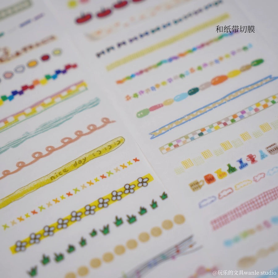 Die-Cut Sticker Roll - Rainbow Dividers