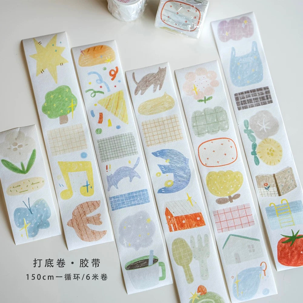 Washi Tape - Base & Doodle Poster