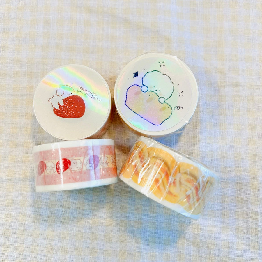 Washi Tape - Strawberry Bread & Coconut Bread