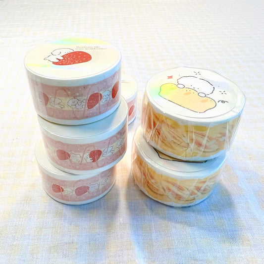 Washi Tape - Strawberry Bread & Coconut Bread
