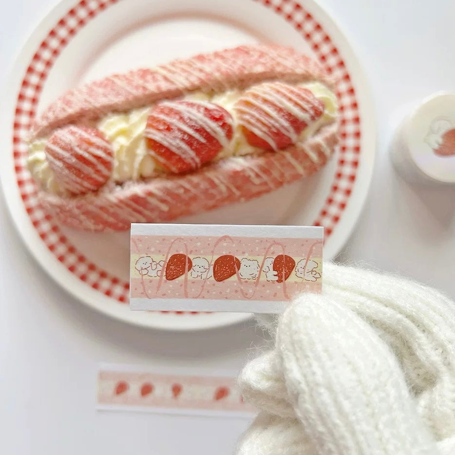 Washi Tape - Strawberry Bread & Coconut Bread