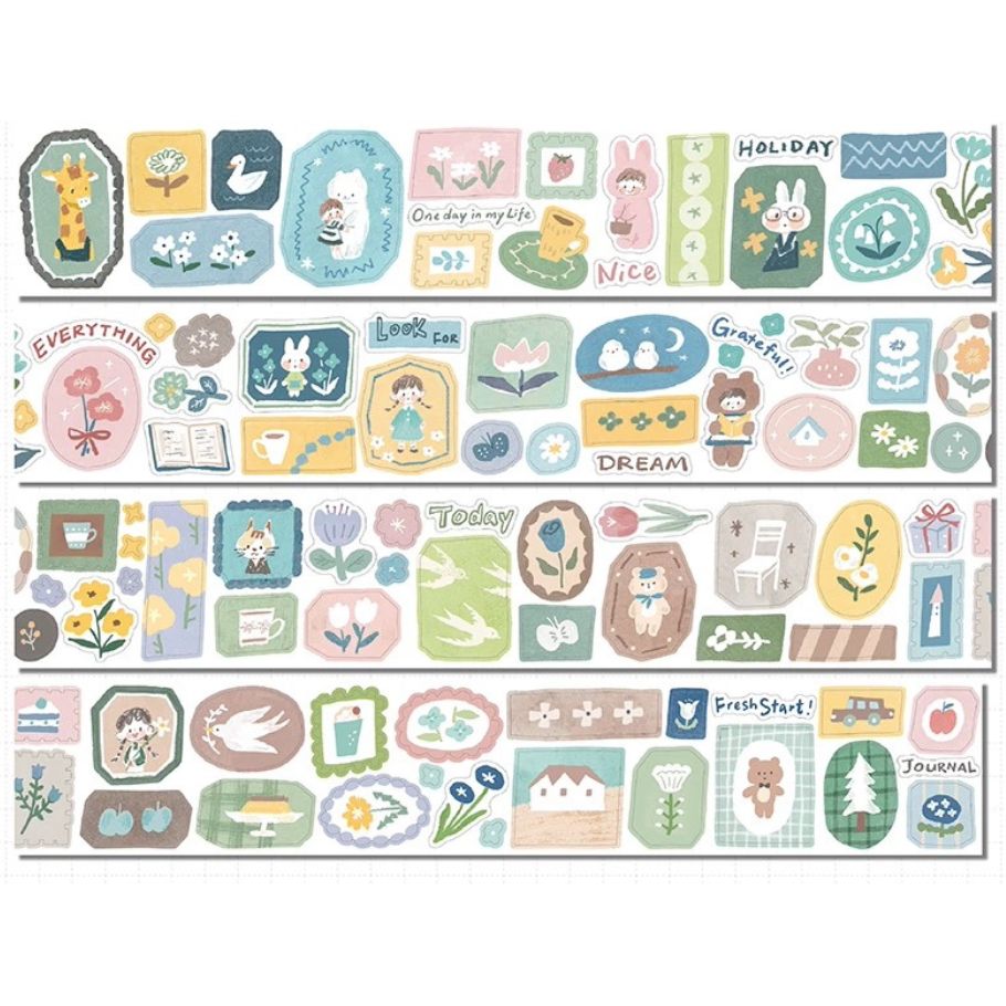 Die-Cut Sticker Roll - A Little Piece