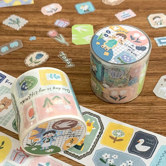 Die-Cut Sticker Roll - A Little Piece