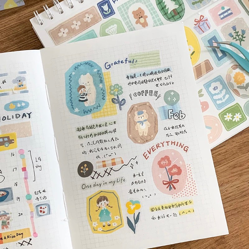 Die-Cut Sticker Roll - A Little Piece