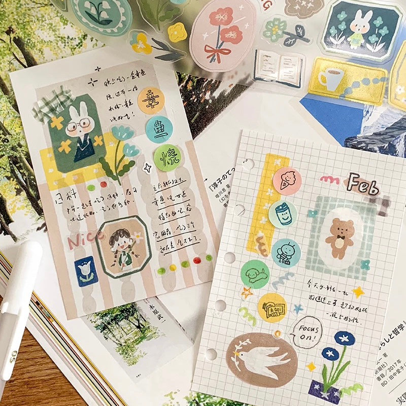 Die-Cut Sticker Roll - A Little Piece