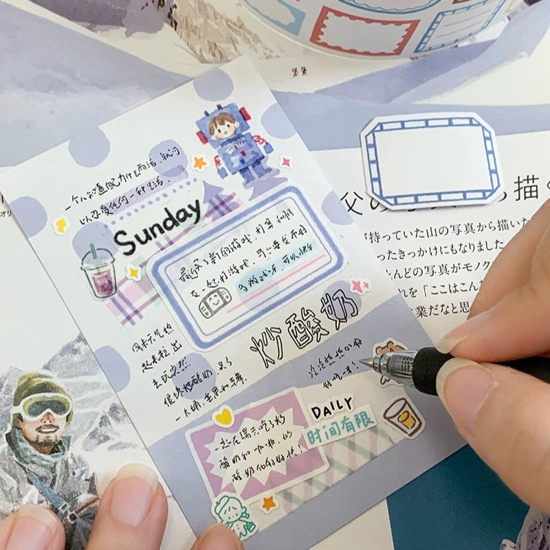 Writing Memo Roll - Colorful Frame