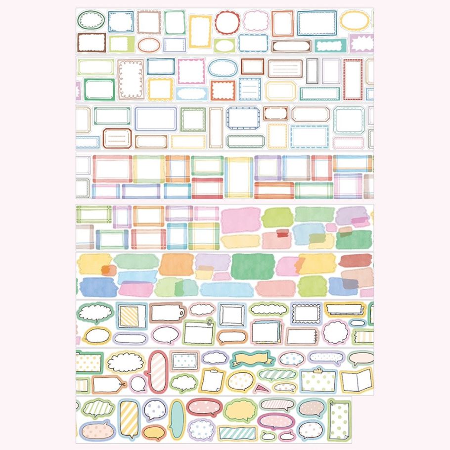 Writing Memo Roll - Colorful Frame