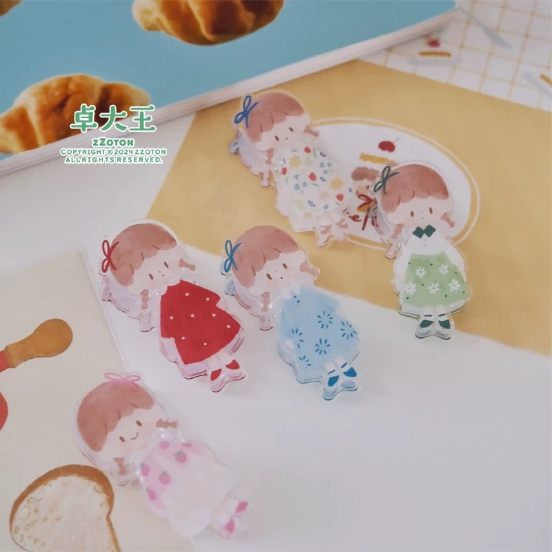 Acrylic Clips - Cute Dress