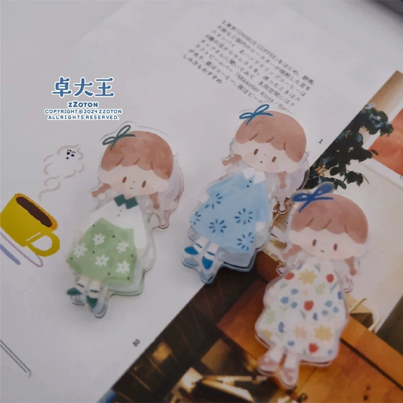 Acrylic Clips - Cute Dress