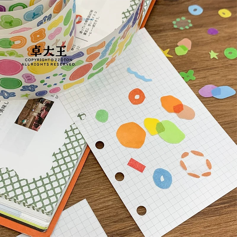 Die-Cut Sticker Roll - Decoration