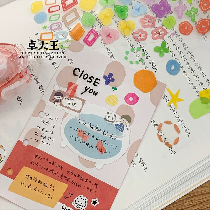 Die-Cut Sticker Roll - Decoration
