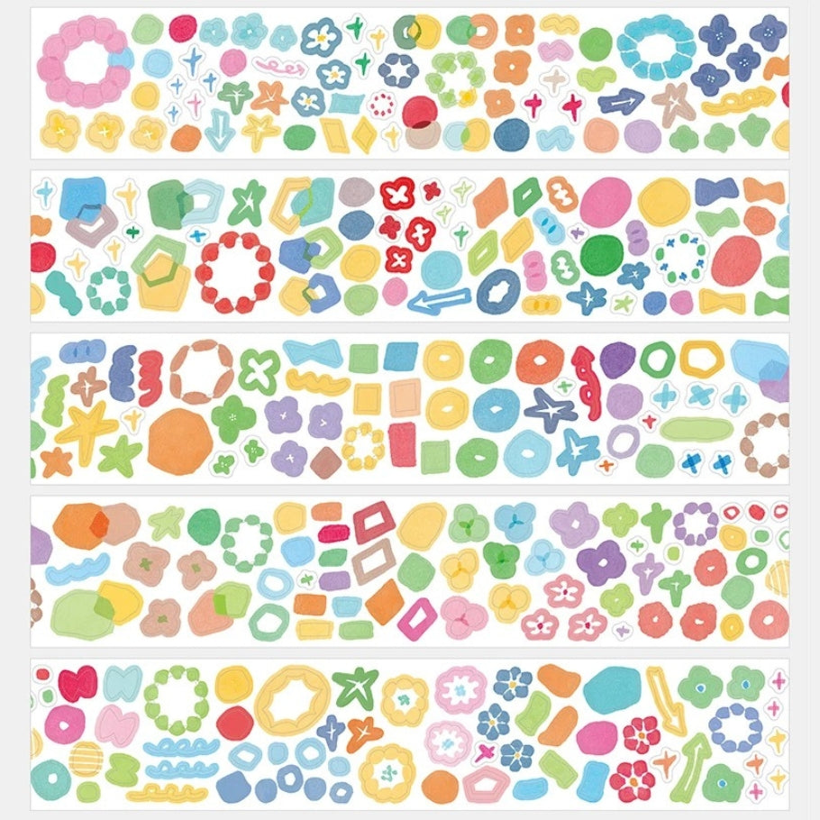 Die-Cut Sticker Roll - Decoration