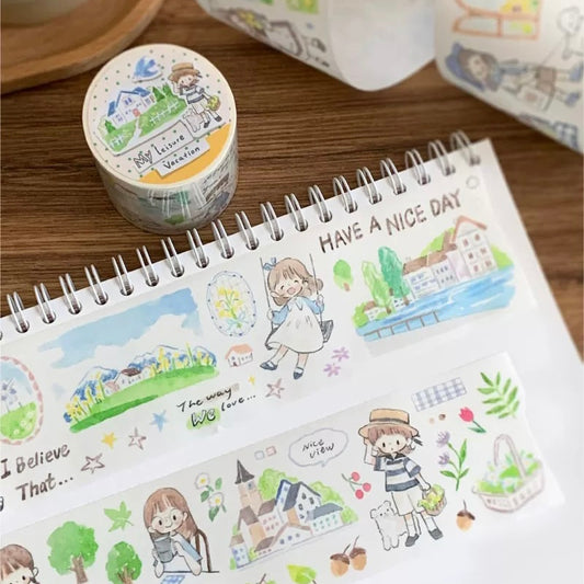 Die-Cut Sticker Roll - My Leisure Vacation