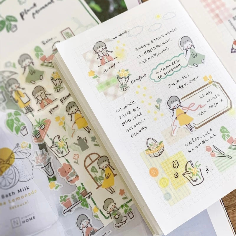 Die-Cut Sticker Sheets - Lines and Colors
