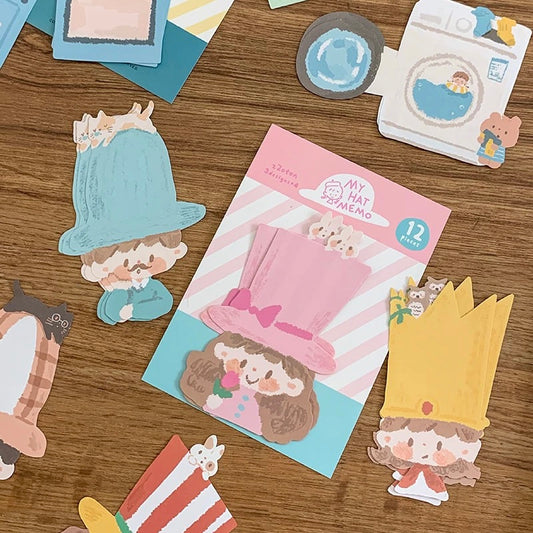 Oil Pastel Memo Pads - Hat & Home Appliance