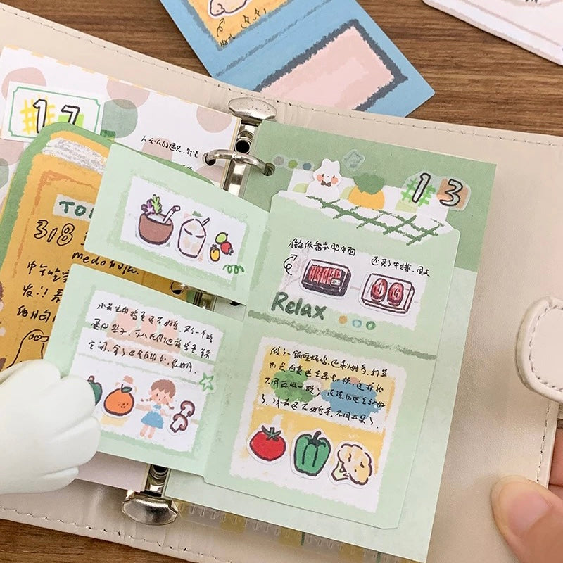 Oil Pastel Memo Pads - Hat & Home Appliance