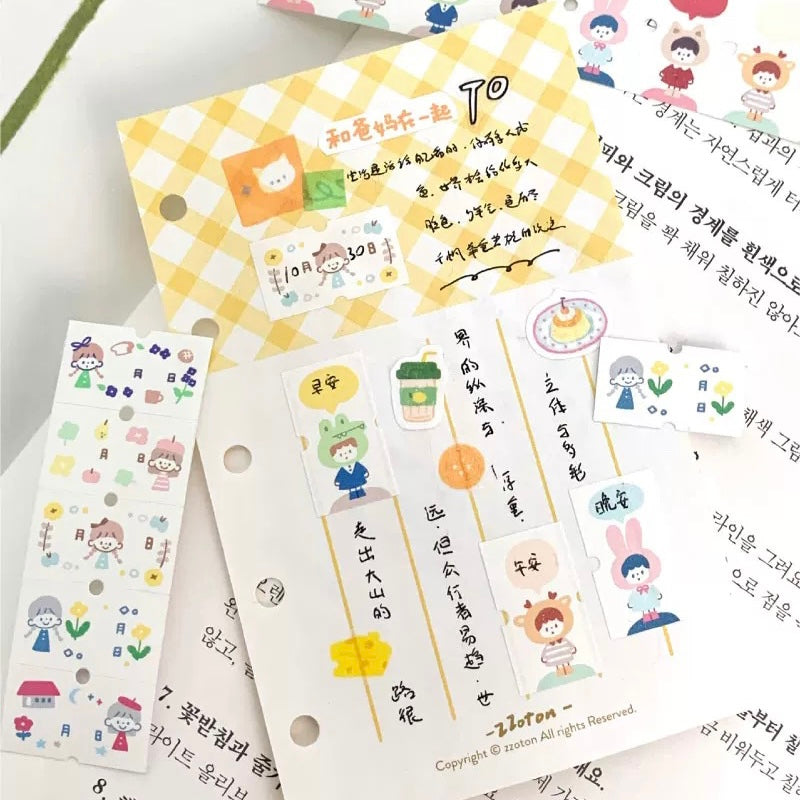 ZZOTON Label Sticker Rolls
