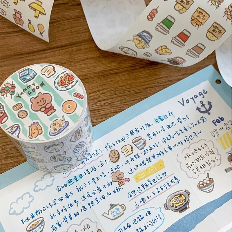 Die-Cut Sticker Roll - Daily Elements