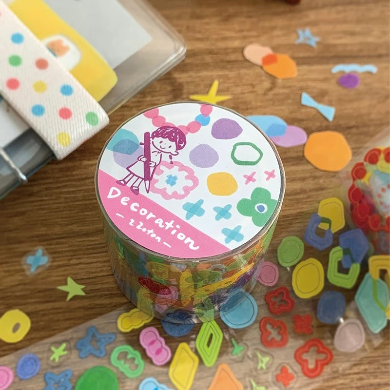 Die-Cut Sticker Roll - Decoration