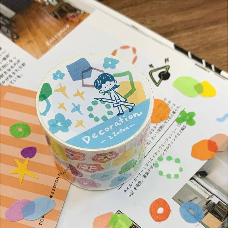 Die-Cut Sticker Roll - Decoration