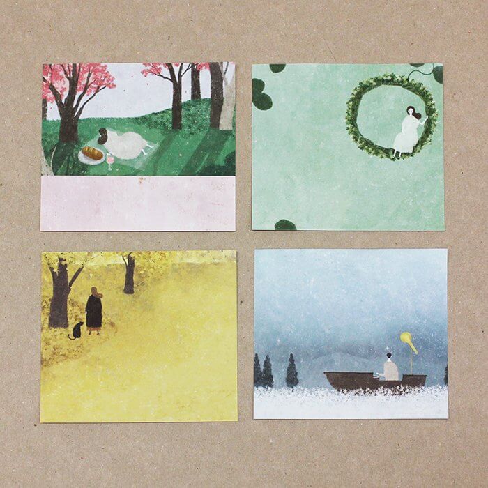 Cozyca Block Memo Pad Sample - Akira Kusaka