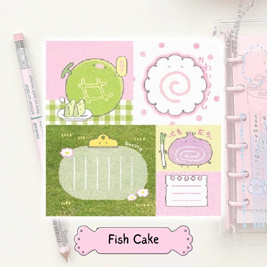 Memo Pads - Fish Cake, Ranch, Rice Cracker