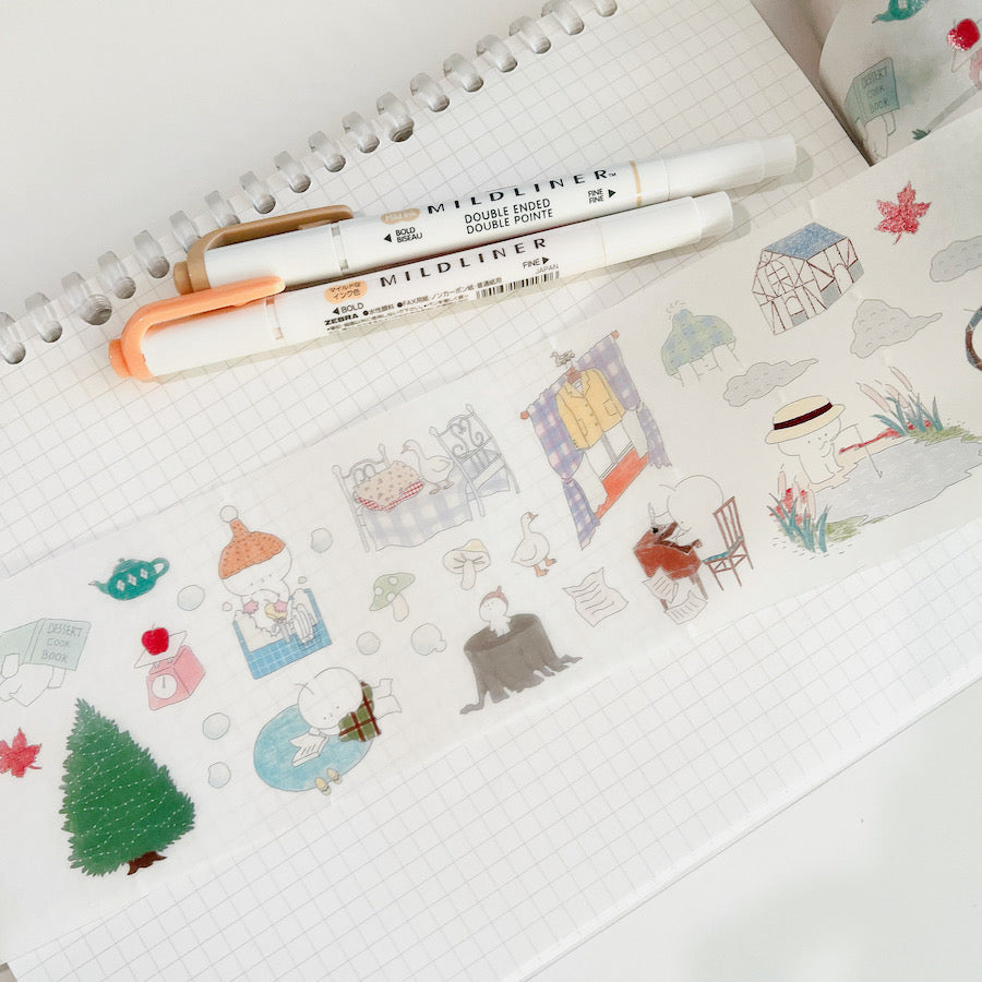 Die-Cut Sticker Roll - Autumn papa